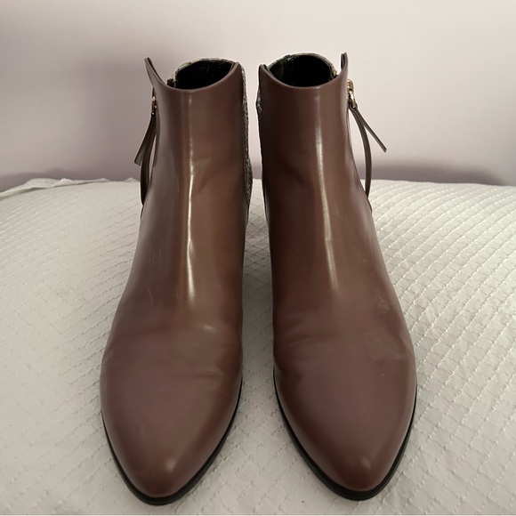 HOGAN ANKLE LIZARD/TAUPE BOOTS - Picture 2 of 4